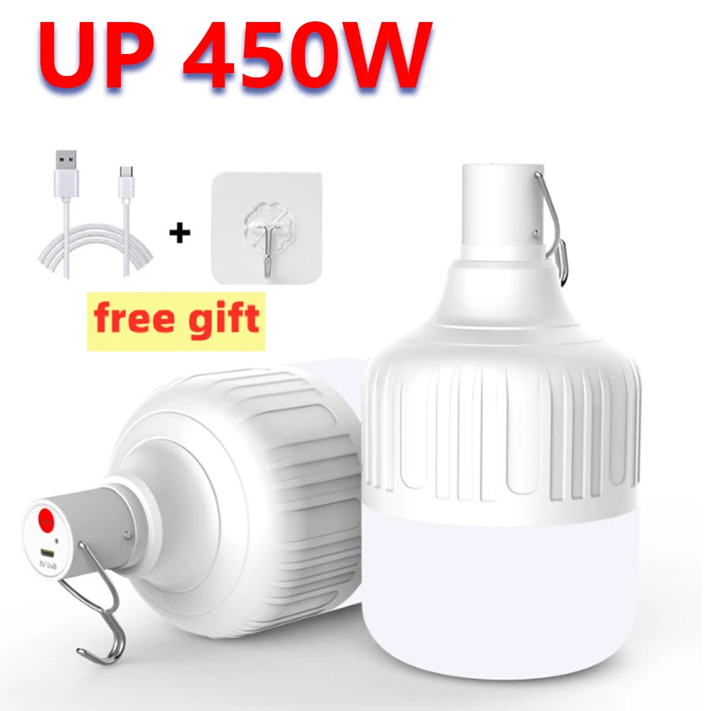 USB Rechargeable Camping Light Bulb